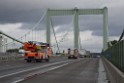 Schwerer LKW VU PKlemm A 4 Rich Olpe auf der Rodenkirchener Bruecke P169